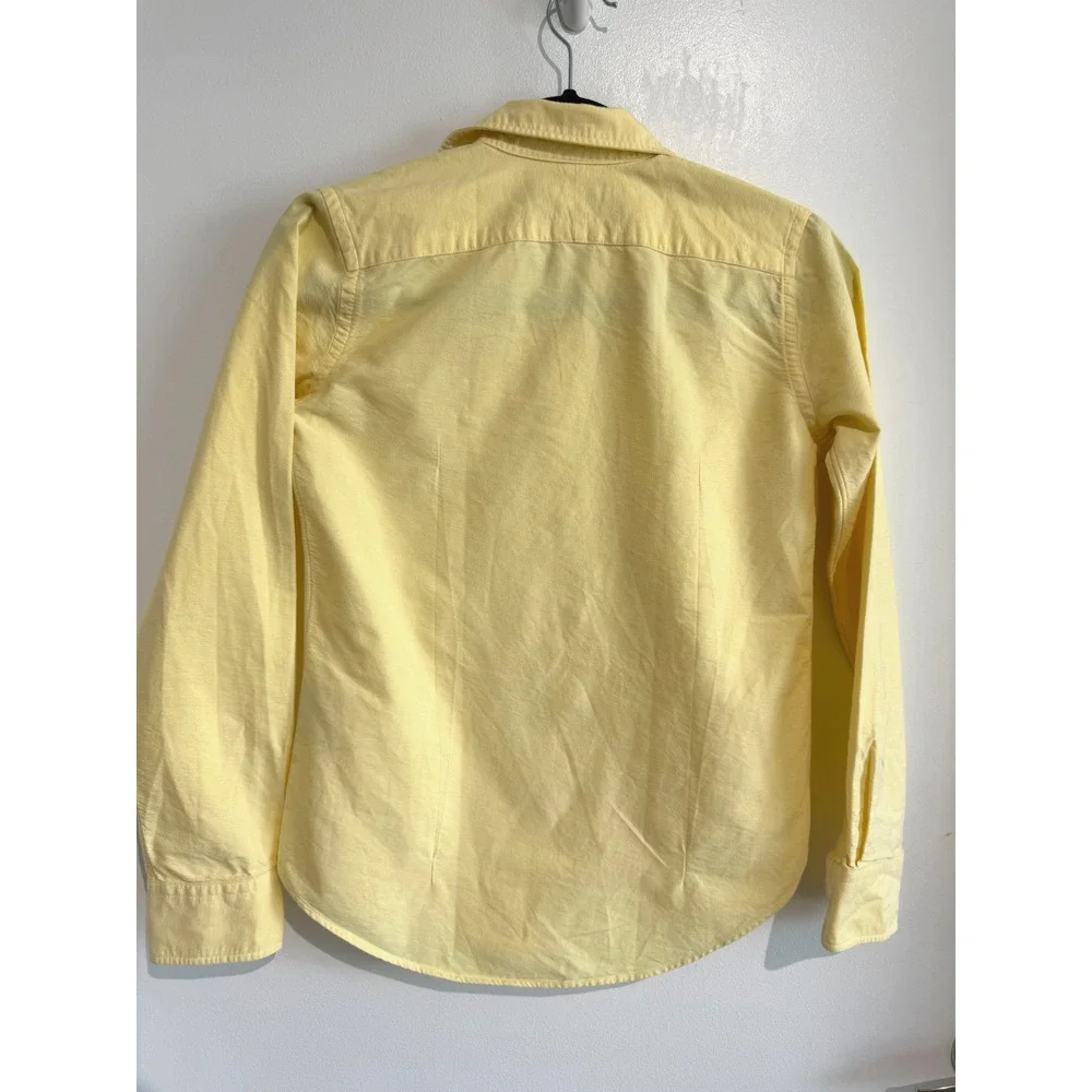 Ralph Lauren teen Size 2-(12-14)- slim fit yellow cotton Shirt, women Sz- 2-4